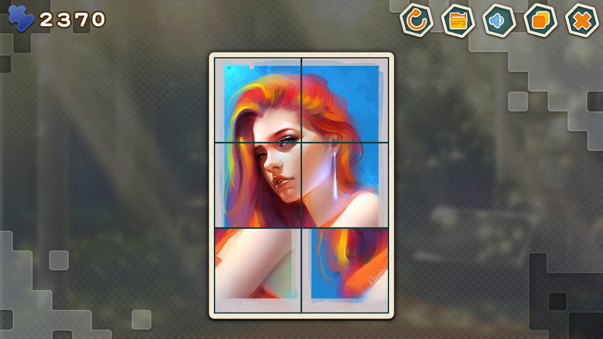 趣拼拼:肖像画 Pleasure Puzzle:Portrait official in-game screenshot 1