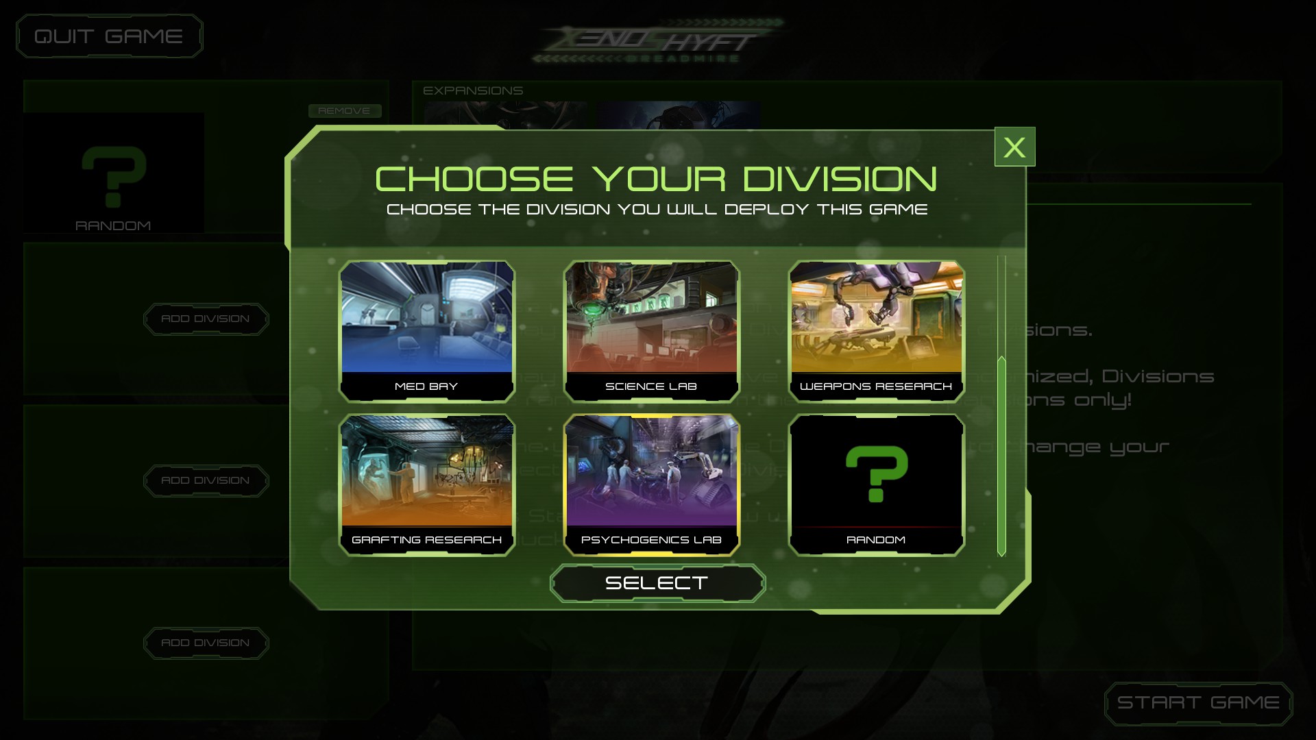 XenoShyft - Forbidden Sciences official in-game screenshot 1
