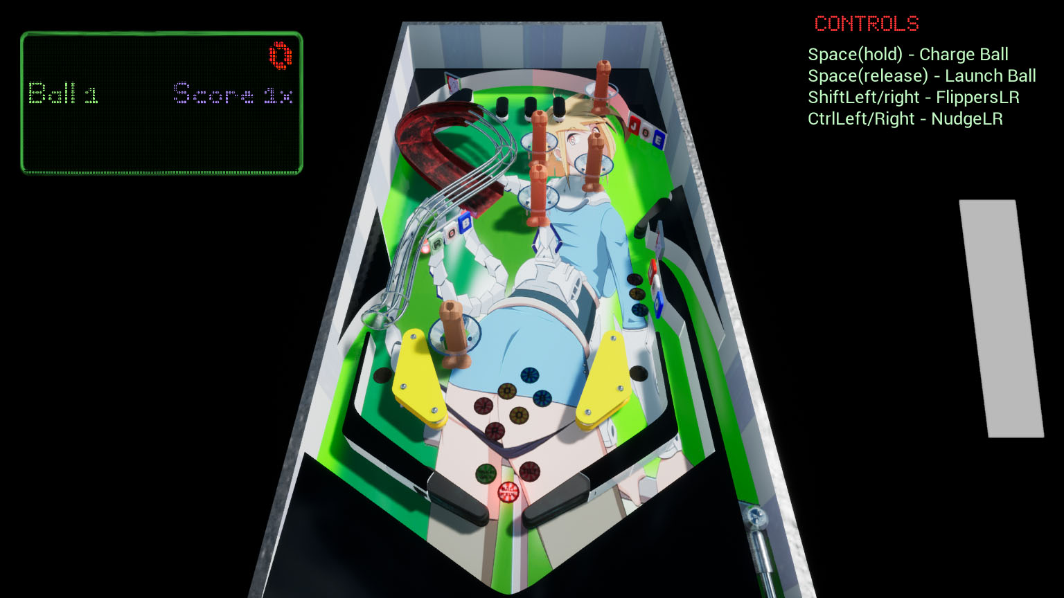 3D Pinball Hentai official in-game screenshot 1