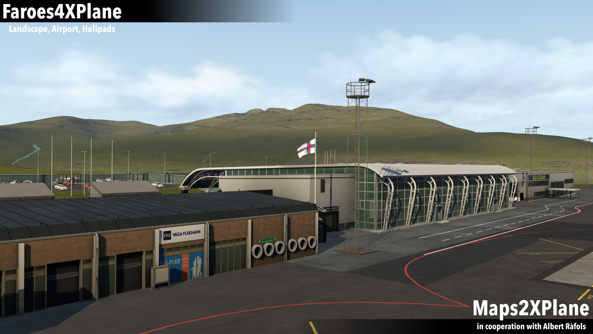 X-Plane 11 - Add-on: Aerosoft - Faroe Islands XP official in-game screenshot 1
