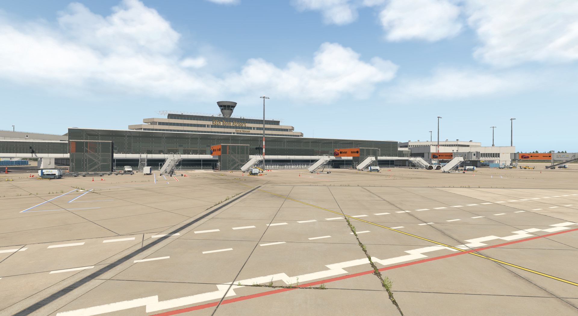 X-Plane 11 - Add-on: Aerosoft - Airport Köln/Bonn official in-game screenshot 1