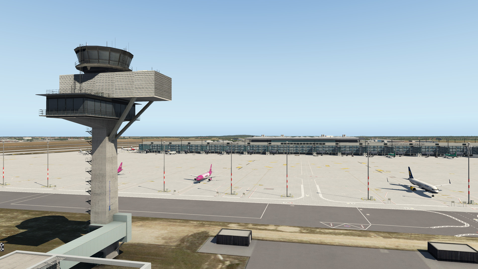 X-Plane 11 - Add-on: Aerosoft - Airport Berlin-Brandenburg official in-game screenshot 1