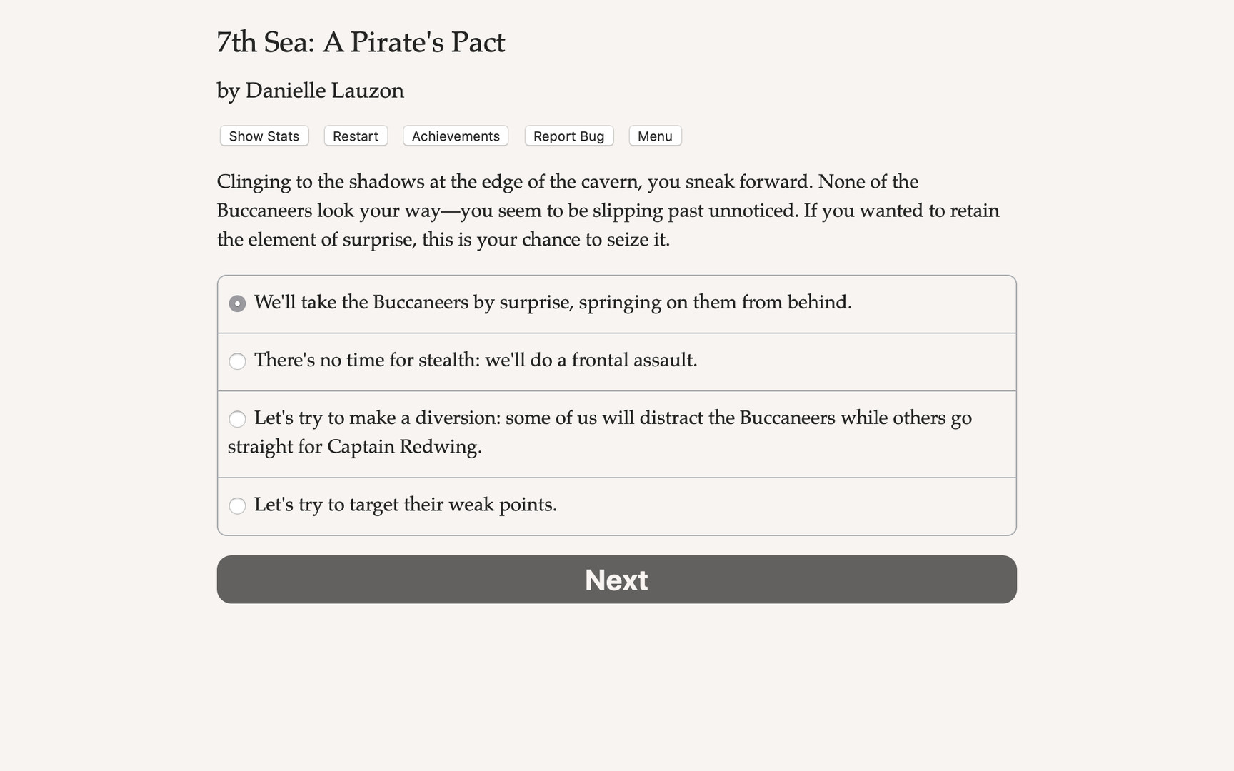 7th Sea: A Pirate's Pact official in-game screenshot 1